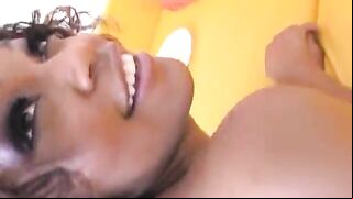 Montana Fishburne's black pussy owned from behind in POV porn video