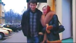 Incest slut gets penetrated by lascivious son after the walk outside