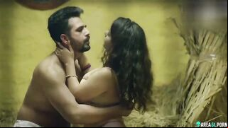 Desi slut fucked by elder brother-in-law in the barn, indian porn video