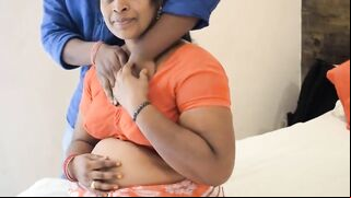 NUFLIX - Desi mom sucking and fucking son buddies