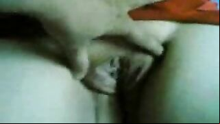 Sexy mom with big tits strokes and fucks cock of her fat Arab spouse