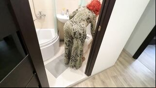 Homemade Taboo XXX Video - Big ass mom bends over and gets sodomized in the bathroom