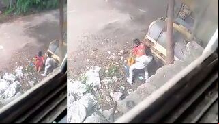Leaked Desi XXX MMS, indian wife cheating with taxi driver outdoor