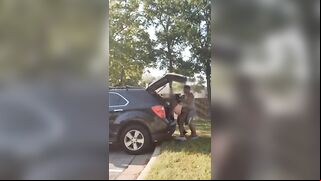 XXX TikTok viral video - Black couple of jerks enjoys outdoor humping