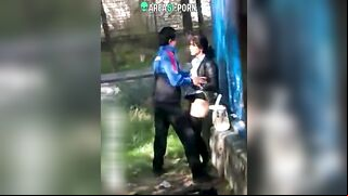 Scandal Desi XXX! Indian Gf is cheating on bf outdoor after her run