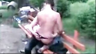 Drunk Guy gets pissed off at his girl's public makeout with another, loses control and goes ballistic!