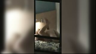 Peeping Tom's Delight - Steamy Couple Action through the Window