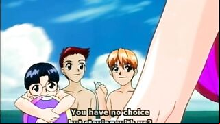 Hentai Gets Vibrator in Pussy & Sucks Cocks Underwater - Exciting Hentai Sex Scene
