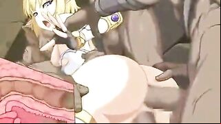Cute Elf Gangbanged by Ghetto Monsters in Hentai Porn
