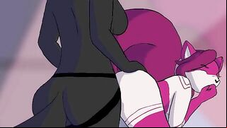 Furry anal banging with the best women that show how wet they get for hard cock