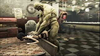 Fallout hentai love featuring a tiny girl that gets her pussy obliterated