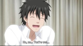 Hentai video - petite anime girl fucks muscular big guy in shower.