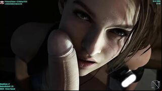 Jill Valentine's Naughty Adventure in Resident Evil