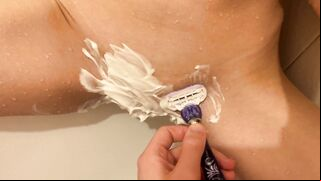 I requested my stepbrother to groom my genital area and then we engaged in sexual intercourse in the bathtub.