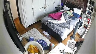 Stepsister with a lithe body is ready to pet her gorgeous pussy for real