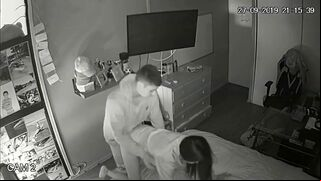 American stepsister hottie with a tight body screws in free online spy cam video