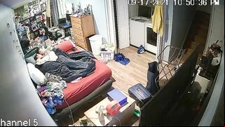 Stepfamily fuck scene showing messy fucking in a kinky IP cam fuck video