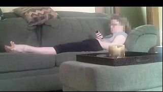 Spy on My Step-Sis' Secret Masturbation with Hidden Cam - Amateur Blonde College Fingering Glasses Orgasm