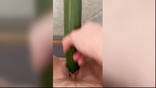 Homemade Masturbation with Amateur BBWs and Cucumbers