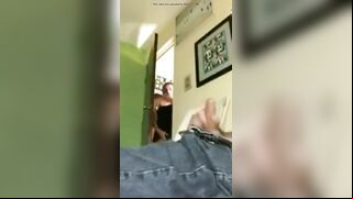 Mom sneak to son room and caught his jerk off