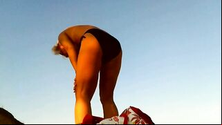 Sultry Nude Beachgoer Filmed By Stealthy Peeping Tom