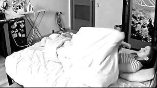 Caught on Hidden Cam! Horny Wife Watching Porn and Masturbating Solo