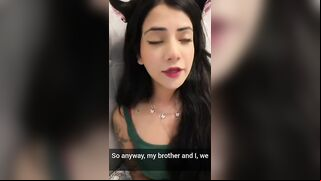 Brother and sister connections are only natural according to incest hottie
