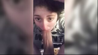 Daddy Facefucks His Teen Daughter, Making Her Gag on His Big Cock