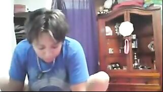 Dominant Lesbian Mom Strapon Fucks Her Submissive Daughter on Hidden Camera